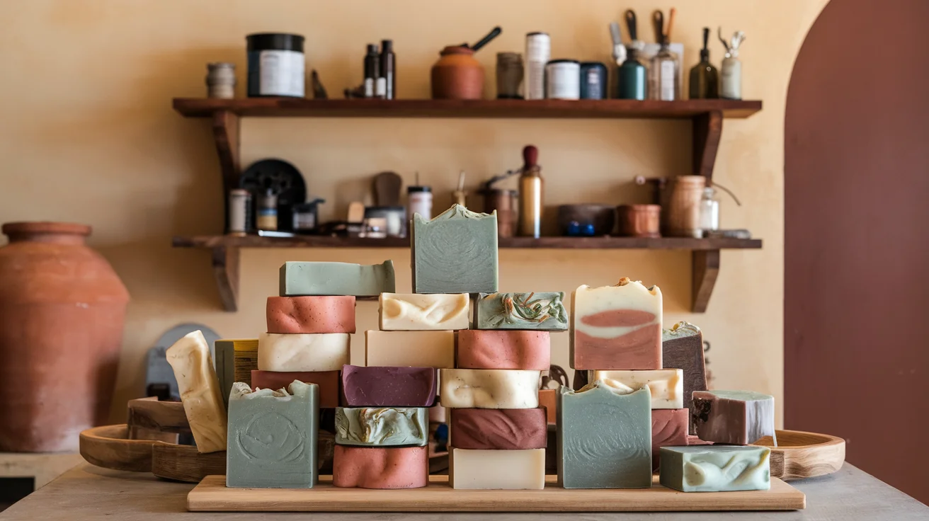 Kräuter aus dem eigenen Garten in der Seifenherstellung